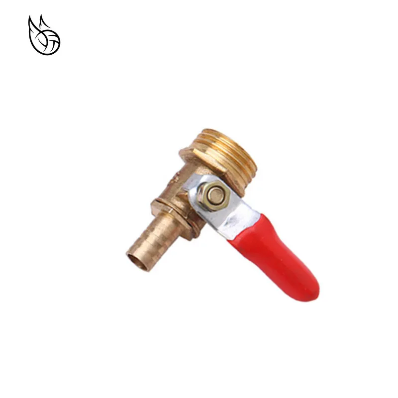 Латунный шаровой клапан с бородкой 4 12 шлангов 1/8 'Ƈ/2'' 1/4 '' коннектор