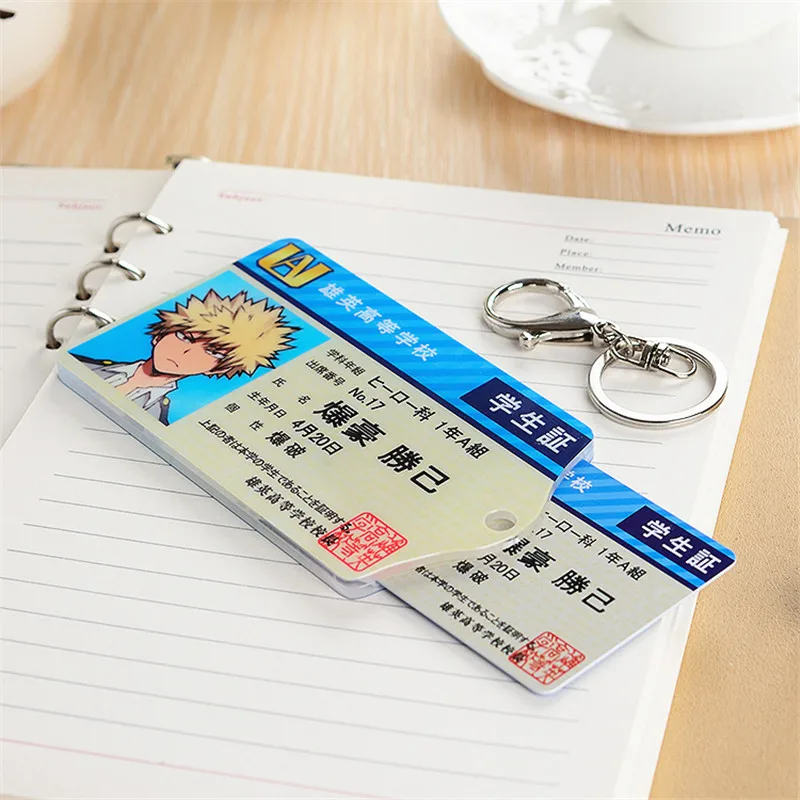 2 шт./набор акриловая игрушка My Hero academic card sleeve аниме Izuku Bakugou Todoroki Студенческая
