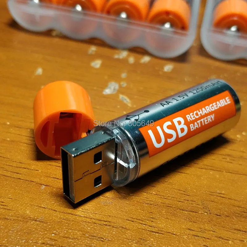 Новинка перезаряжаемый литий ионный USB кабель SORBO 1 5 в AA 1200 мАч|Перезаряжаемые