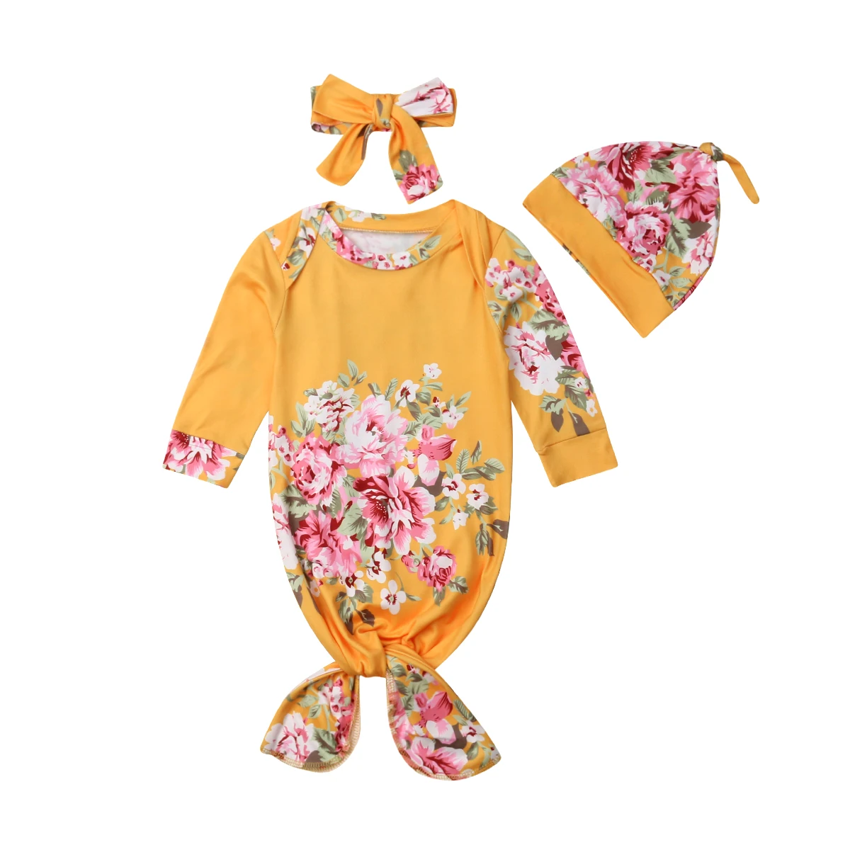 Baby Floral Swaddling Wrap Blanket Sleeping Bag Swaddle Accessories For Newborn Boy Girl Infant Children Cloth | Мать и ребенок