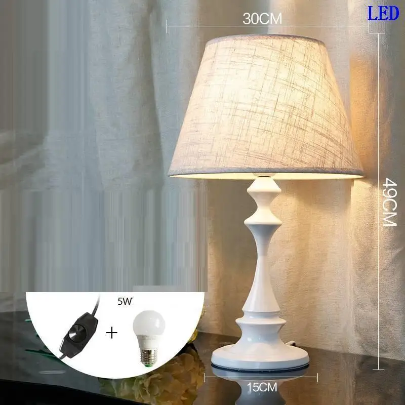 Лампа для спальни Candeeiro Noche Lampada Comodino Para El Dormitorio Lampara Luminaria De Mesa Deco прикроватный
