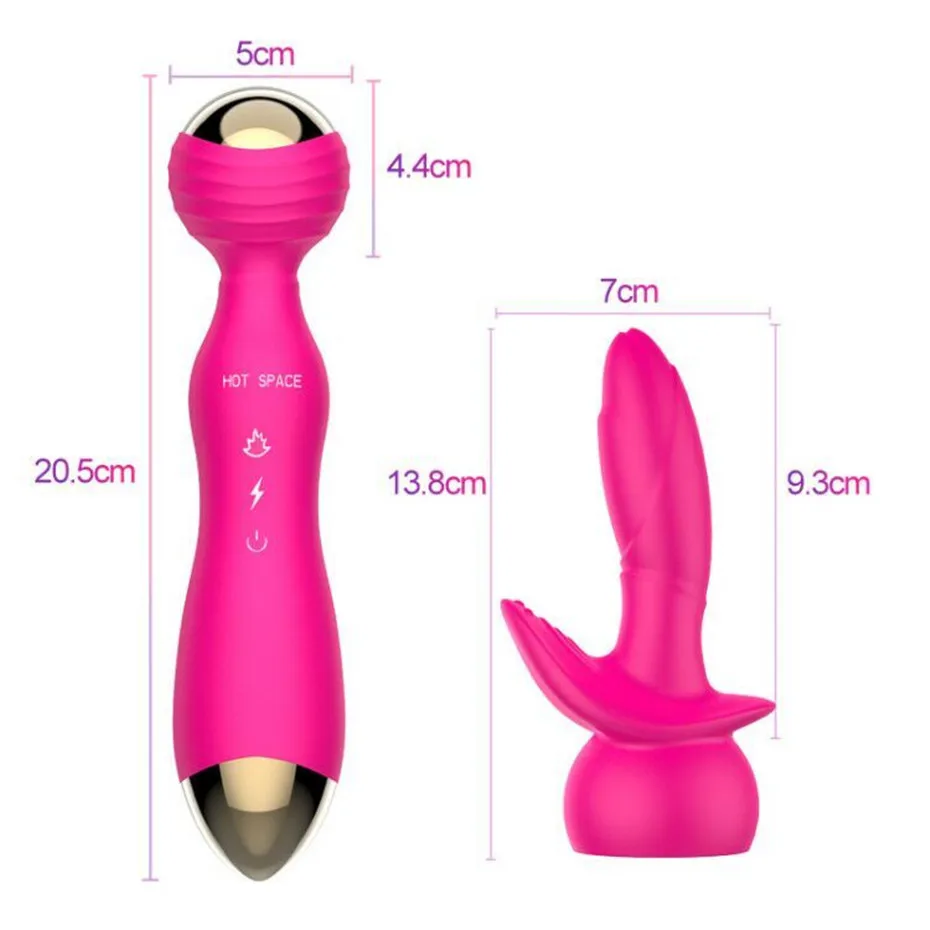 DIBE USB Перезаряжаемый вибратор &quotМагический Жезл&quot G spot Стимулятор клитора