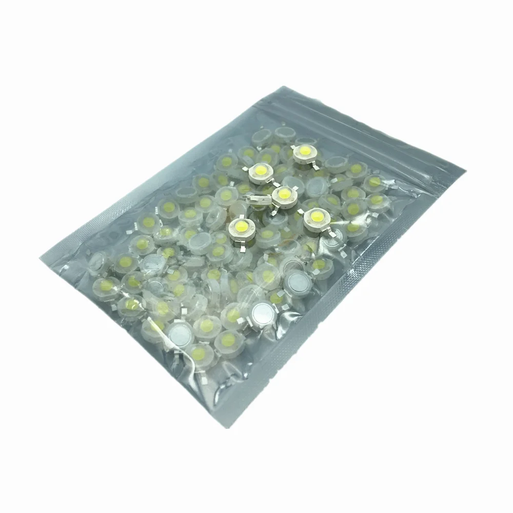 500 шт./лот реальный ватт 1 Вт 3 SMD встроенный чип COB для светодиодной лампы сделай