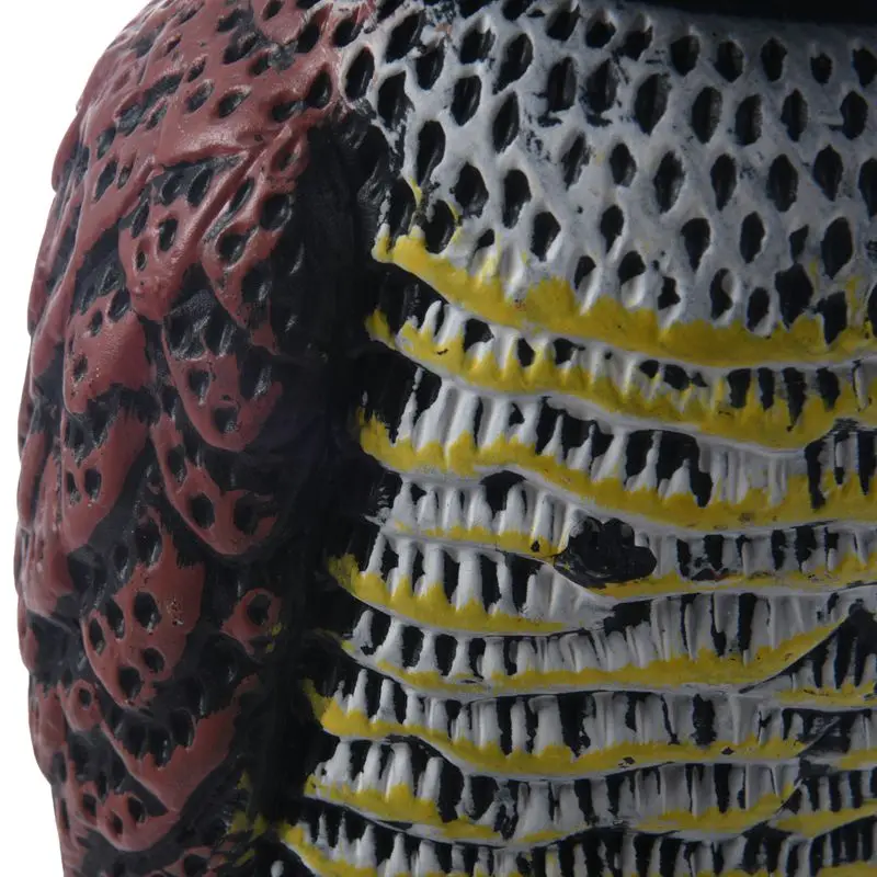 Большая Реалистичная Сова-приманка вращающаяся голова сорняков борьбы с