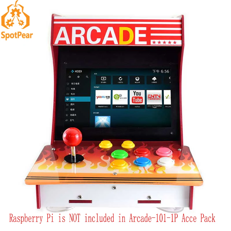 (Прекращено) Raspberry Pi игровой Arcade 101 1P набор аксессуаров Аркада не с