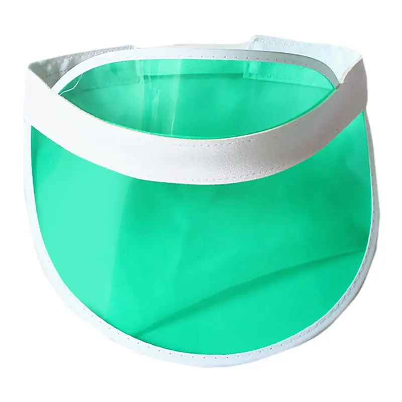 Женская и мужская Солнцезащитная шляпа унисекс прозрачный топ конфетного цвета