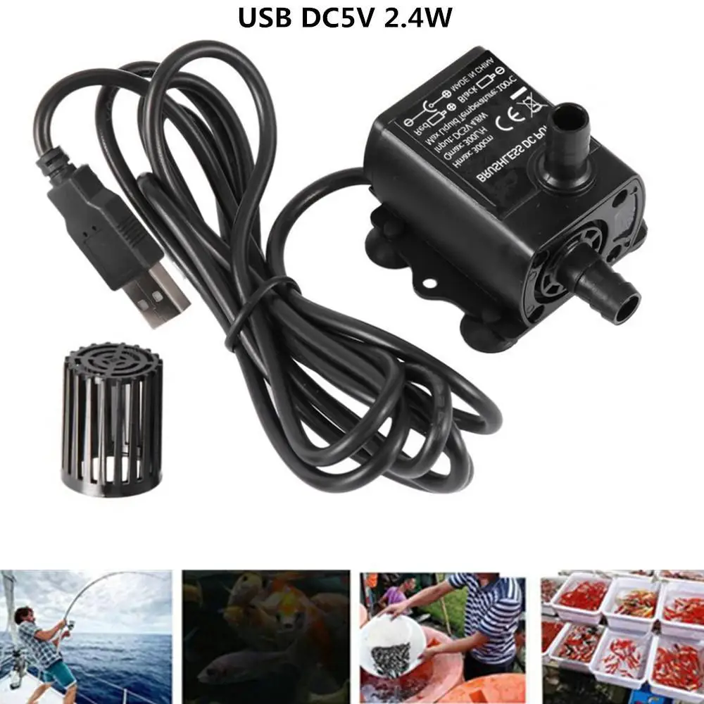 

USB DC5V 2.4W Water Pump for Outdoor Fountain