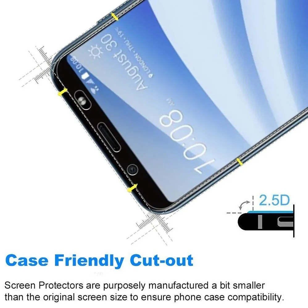 2 шт./упаковка ультратонкое закаленное стекло 0 3 мм 2.5D для Huawei P30 p30 Pro Lite|Защитные