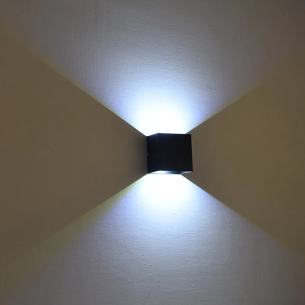 CLAITE современный 12 Вт COB LED вверх вниз настенный светильник не водонепроницаемый