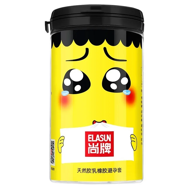 Elasun 5 Types Expression Styles 24 Pieces Ultra-Thin Condoms Cute Yellow Man Fragrance Thailand Natural Rubber Latex | Красота и