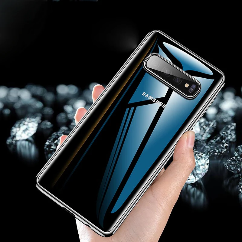 Прозрачный чехол Cafele с покрытием для Samsung Galaxy S10 Plus Lite мягкий тонкий силиконовый