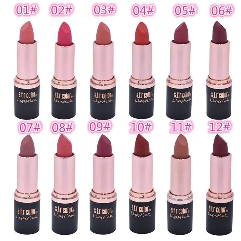 Новая матовая водостойкая бархатная помада S.F.R 12 цветов сексуальный макияж