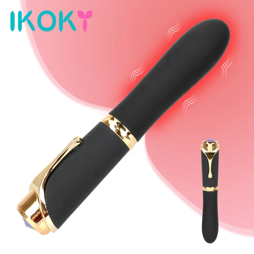 IKOKY фаллоимитатор вибратор Ручка стиль G spot Массаж женская мастурбация интимные