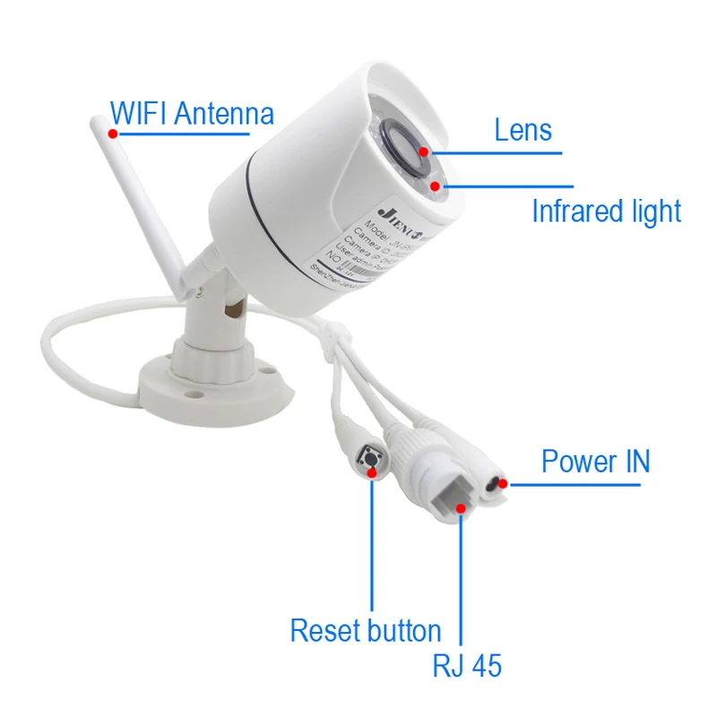 Ip камера видеонаблюдения 1080P 960P 720P Wi Fi инфракрасная цилиндрическая