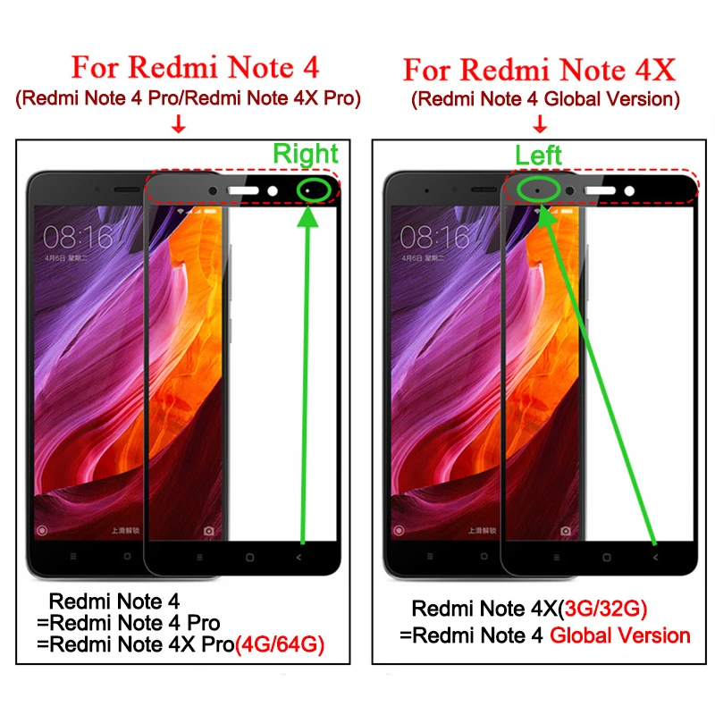 2 шт./лот для Xiaomi Redmi Note 4 4X Pro Prime 5D полное клеевое покрытие защита экрана Закаленное