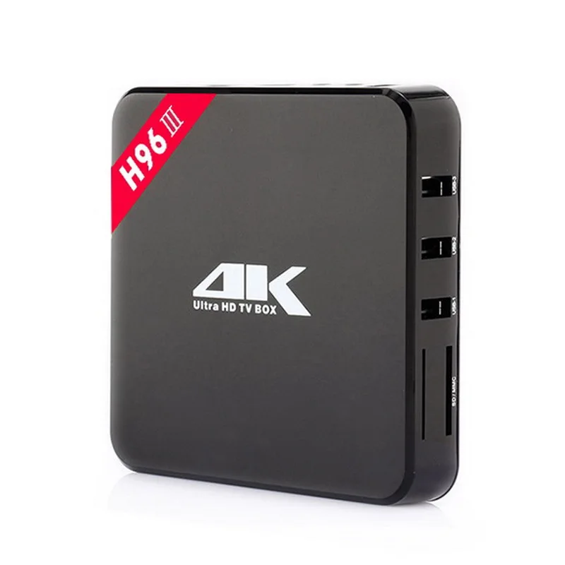 H96-Iii Android 7 1 Smart Tv Box Amlogic Rk3328 четырехъядерный Wifi 2 4G 4K видео медиаплеер для Netflix Youtube
