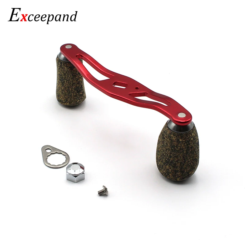 Excepand резиновые пробковые ручки красная Рыболовная катушка ручка для Abu Garcia Daiwa
