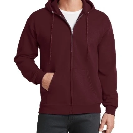 Port &amp Company PC78ZH мужской основной флисовый свитшот с капюшоном на молнии
