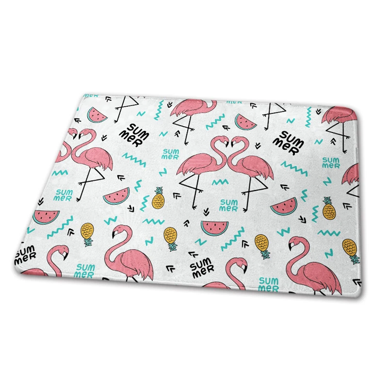 

Flamingo Indoor Doormat Non Slip Door Floor Mat Carpet Rugs Decor
