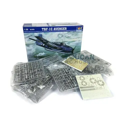 В наличии США Trumpeter 02233 1/32 масштаб TBF-1C Мститель пластик атака самолета Модель