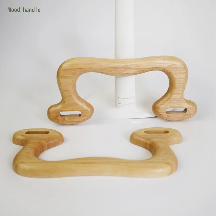 Одна пара 17 см прочные деревянные для сумок ручки вязания деревянная Сумочка