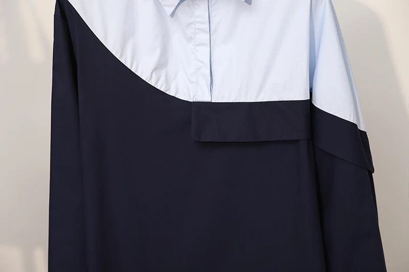 XL 5XL размера плюс женское платье рубашка Весна 2019 отложной воротник оборки