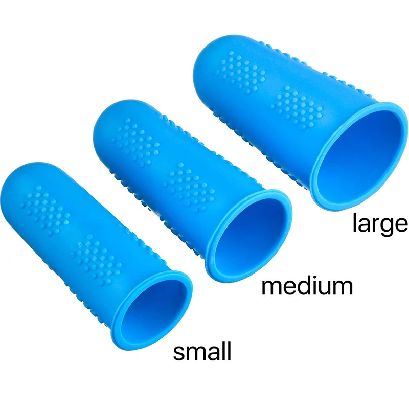 

1 Set Gel Finger Protector Finger Sleeves Support Elastic Silicone Finger S/M/L