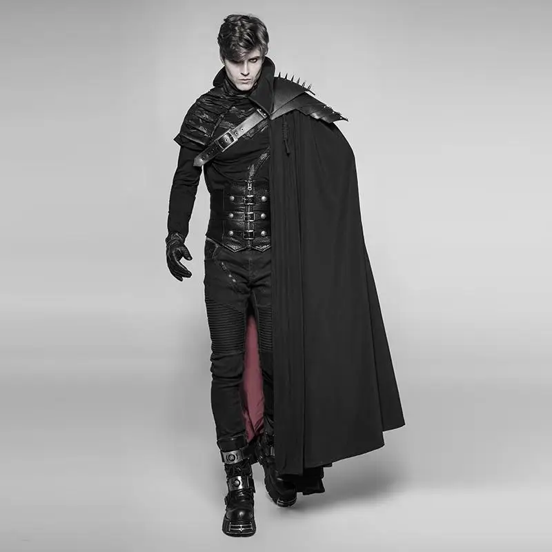 Мужской ремень на плечо Goth с шипами в стиле панк WS 276QTM|Мужские шарфы| |