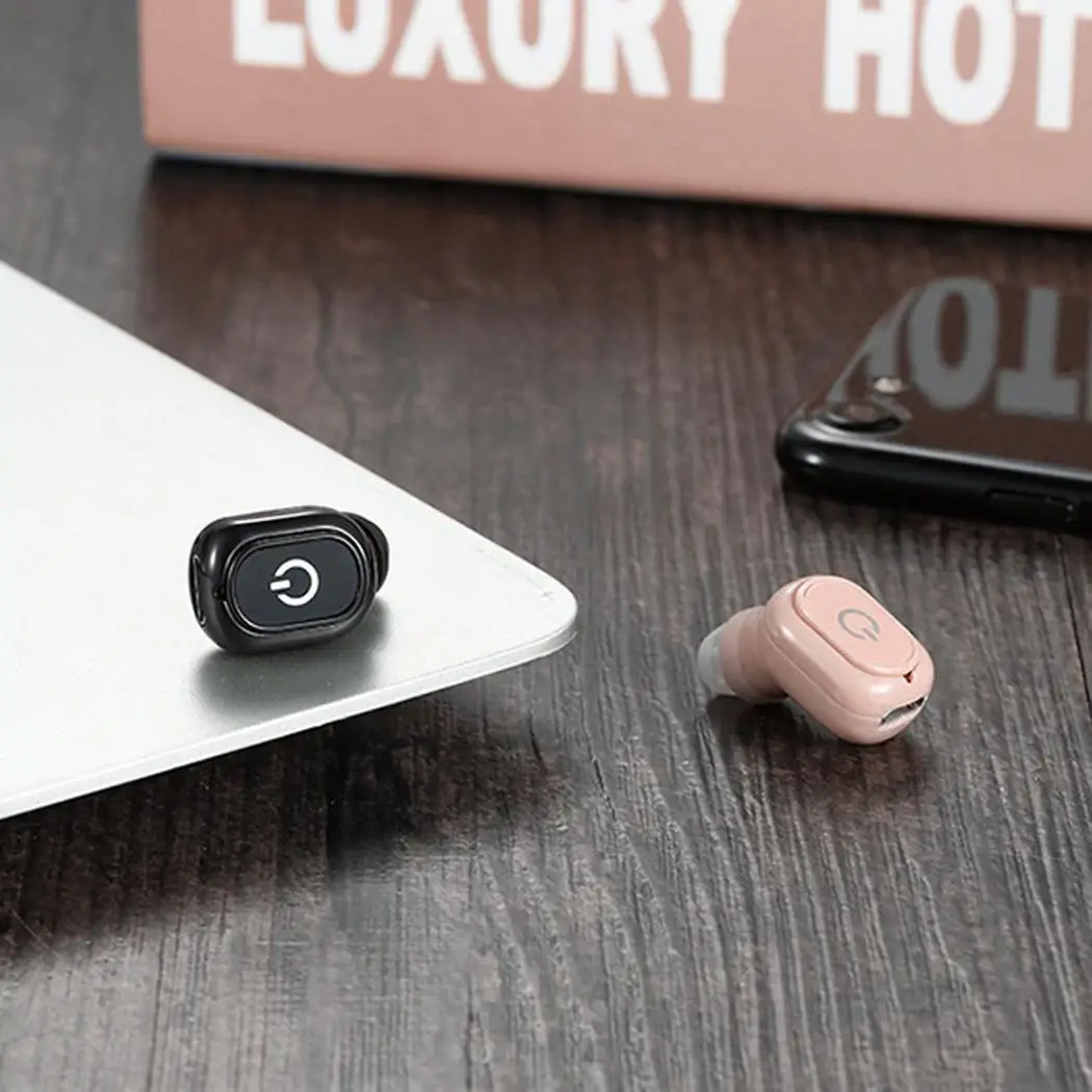 Battery Mini Earphone 80mA Bluetooth Lithium 1033dB In-Ear Stereo Casual Rechargeable Polymer Wireless Invisible Unisex | Электроника