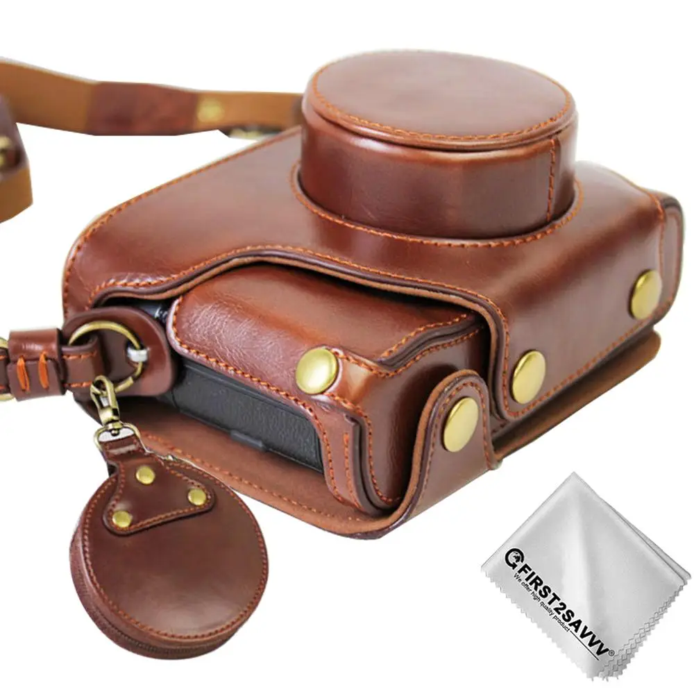 Из искусственной кожи чехол для цифровой камеры с ремешком Fujifilm Fuji X100F|Сумки