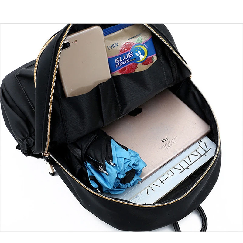 2019 Женский мини рюкзак из ткани Оксфорд школьная сумка дорожные сумки однотонные