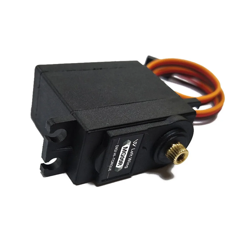 1 шт. MG09R 360 градусов с высоким крутящим моментом металлическая Шестерня RC