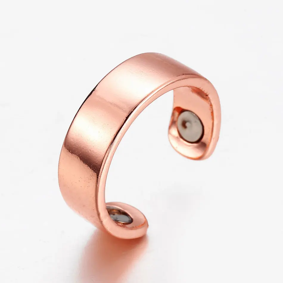 Fashion Magnetic Opening Rings Health Care Ring Punk Finger Magnet Adjustable For Women Men Jewelry | Украшения и аксессуары