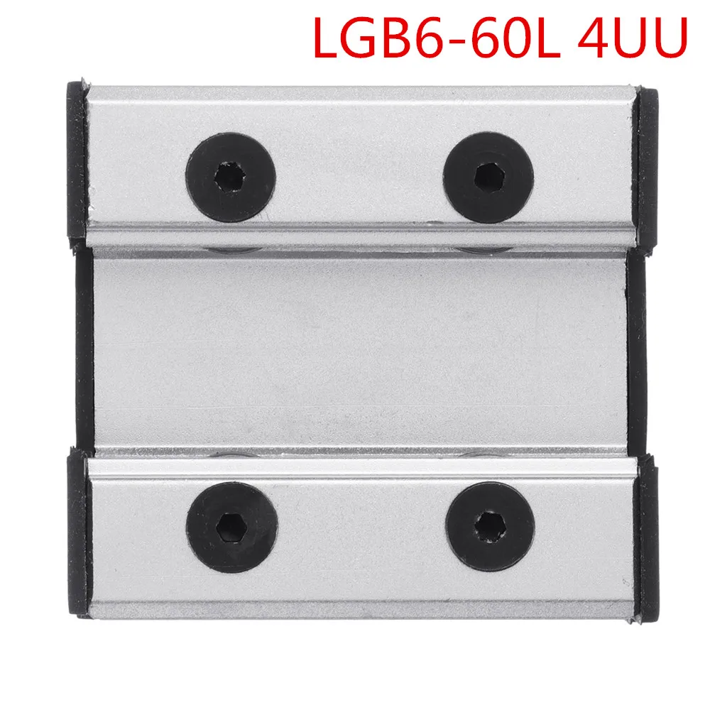 Внешний двойной-axi s LGD6-500L линейный направляющий с LGB6-60L 4UU LGB6-100L скользящий блок