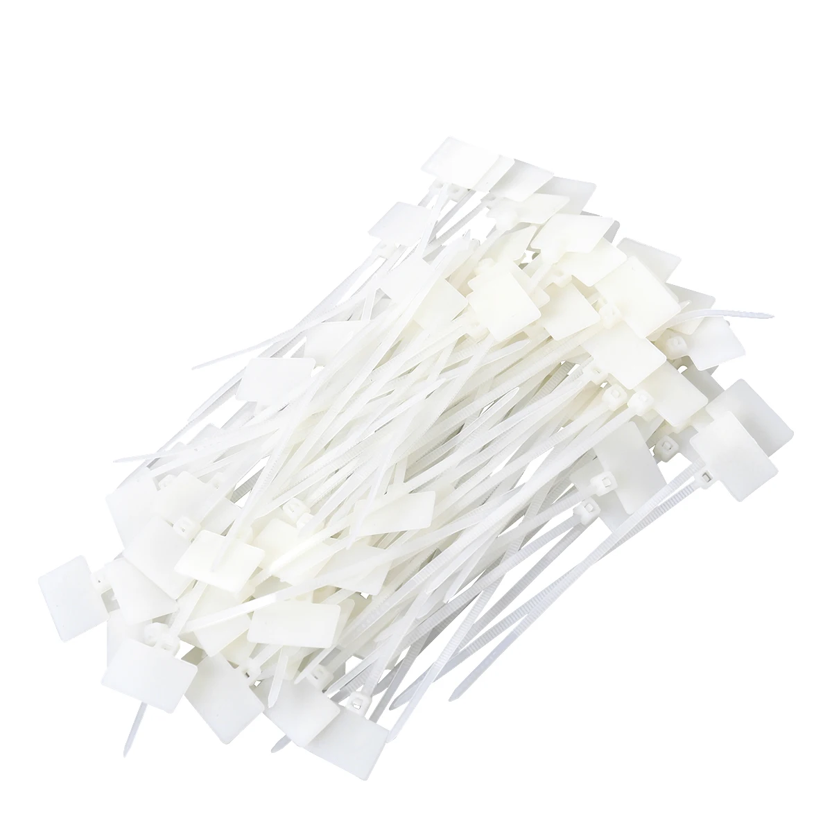 Упаковка из 100 прочных эластичных нейлоновых самоблокирующихся кабельных стяжек