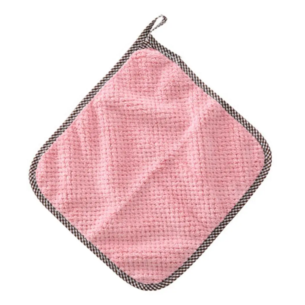 Мягкая тряпочка для чистки толстое полотенце без ворса масло кухонное блюдо