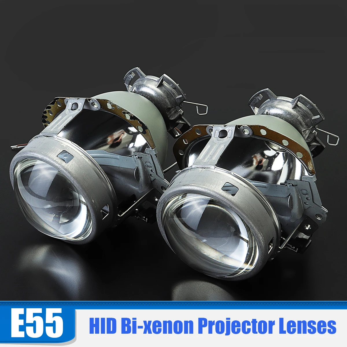 Автомобильные фары 2 шт./лот 3 0 дюйма E55 D2H/D2S биксеноновые прожекторные линзы