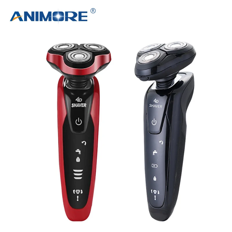 ANIMORE Men's 4D Electric Shaver 4 IN 1 Beard Trimmer Rechargeable Razor for Men Shaving Machine Face Care ES-03 | Бытовая техника