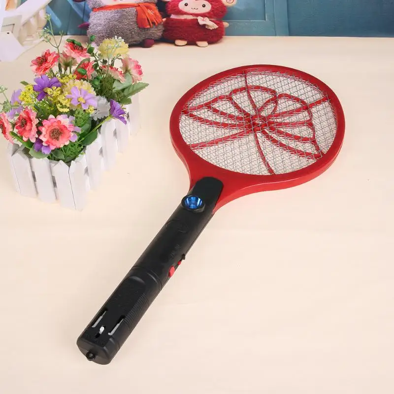 AC 220V перезаряжаемый Электрический насекомых вредителей муха комаров Swatter с
