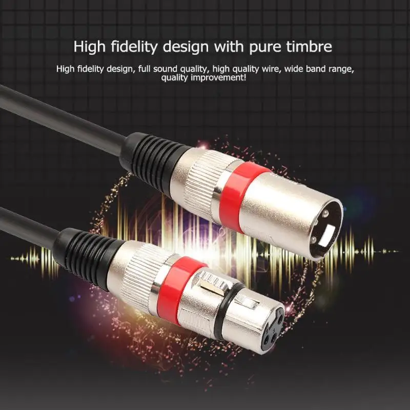 10 шт. 3Pin 1 8 м 5 9 футов DMX сценический DJ светильник кабель XLR Штекерный разъем