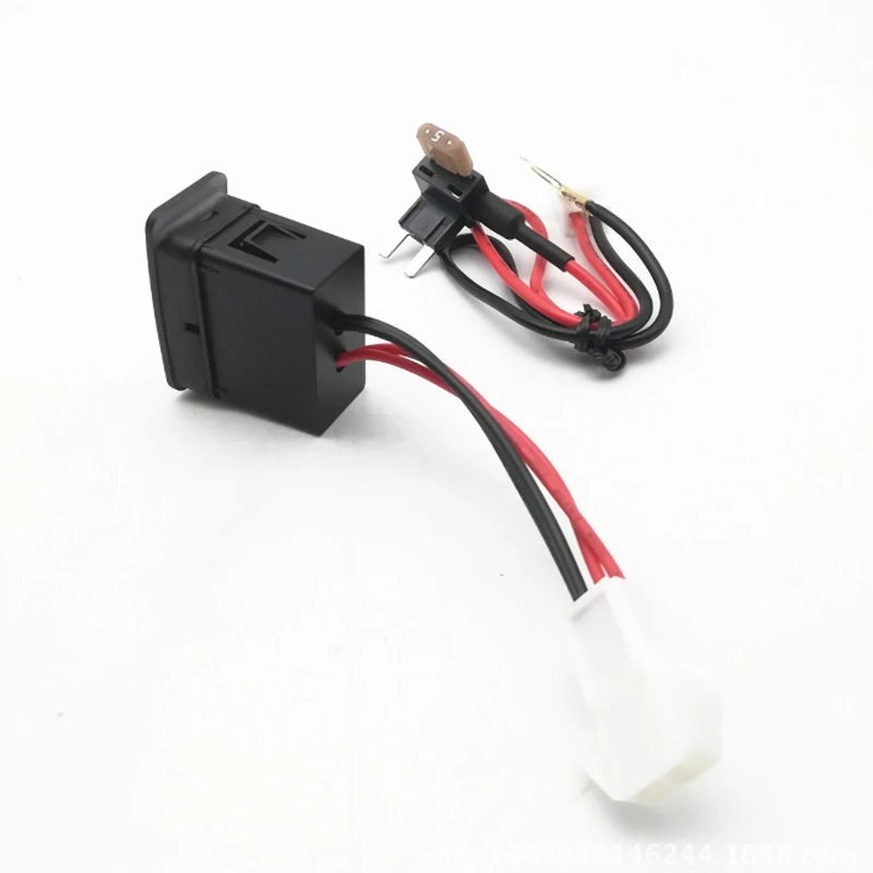 12 В автомобильный двойной USB адаптер интерфейса автомобильное зарядное