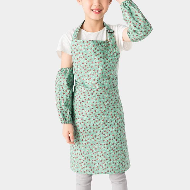 Дети джинсовый фартук Регулируемый кухня пособия по кулинарии Craft книги