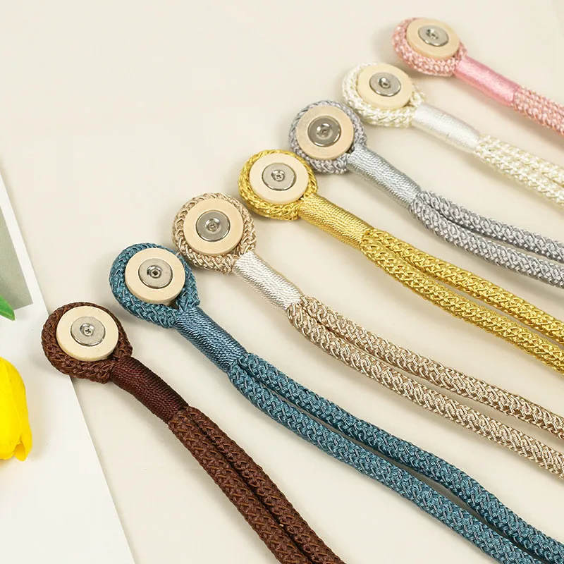 1 шт. многоцветный трендовый штора галстук веревка декоративная Магнит пряжка DIY