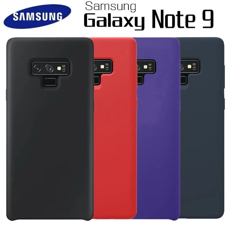 Buluby Оригинальный жидкий силиконовый чехол для телефона Samsung Galaxy Note 9 мягкая