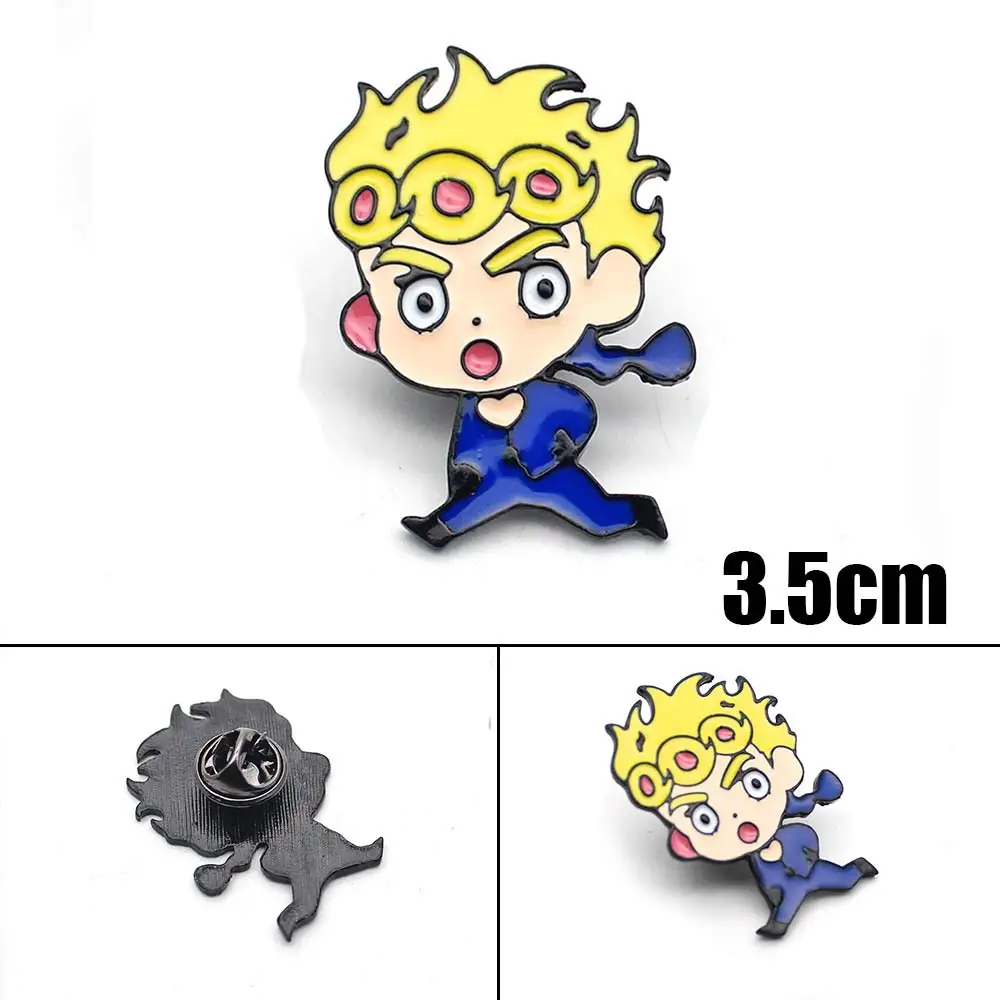 Giancomics JoJo невероятное приключение значок из эмалированного металлического