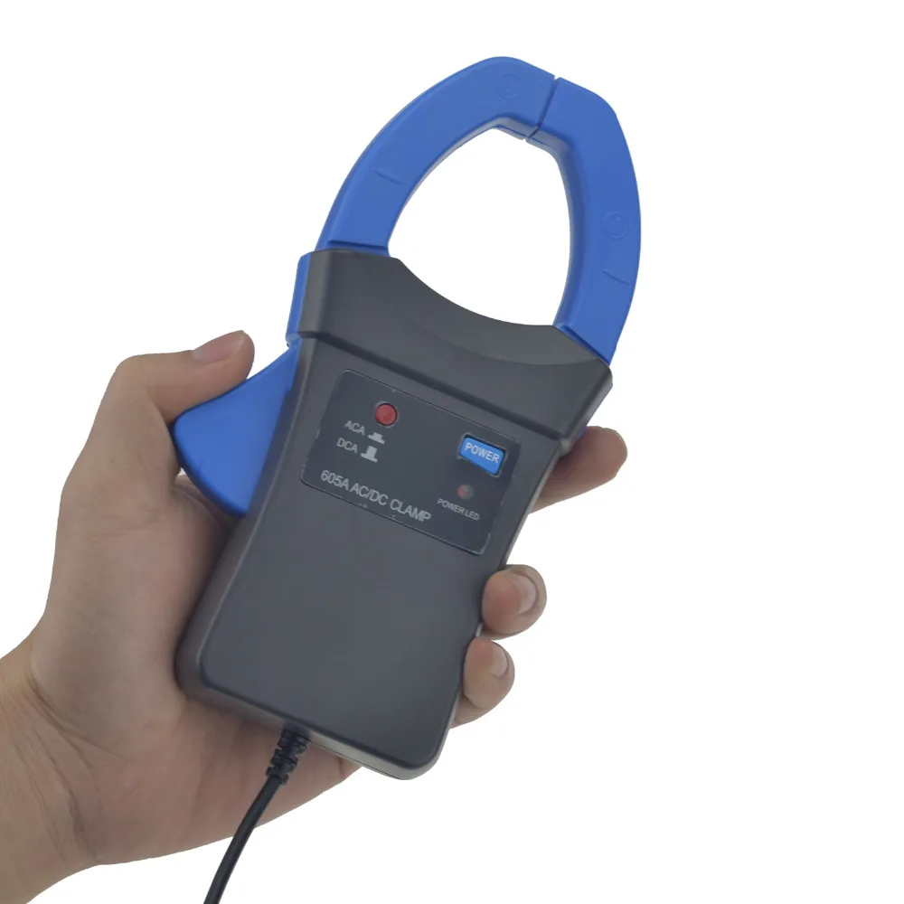 DSHA Holdpeak HP 605A Зажим адаптер 600A AC/DC Ток Мощность СВЕТОДИОДНЫЙ 45 мм челюсти Калибр