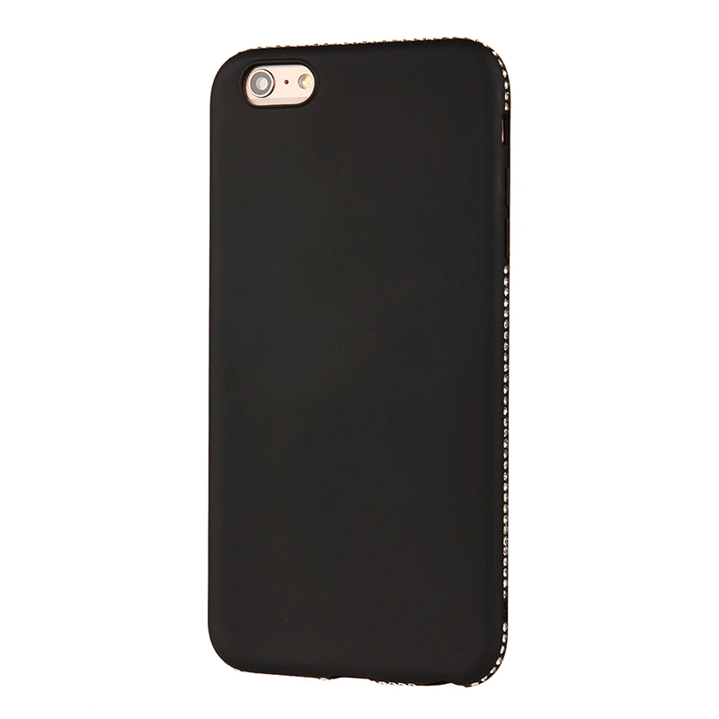 KKREFF For iPhone 8 Plus Case 6 6s 7 X XR XS Max Soft Silicone Edge Diamond Waterproof Back Cover |
