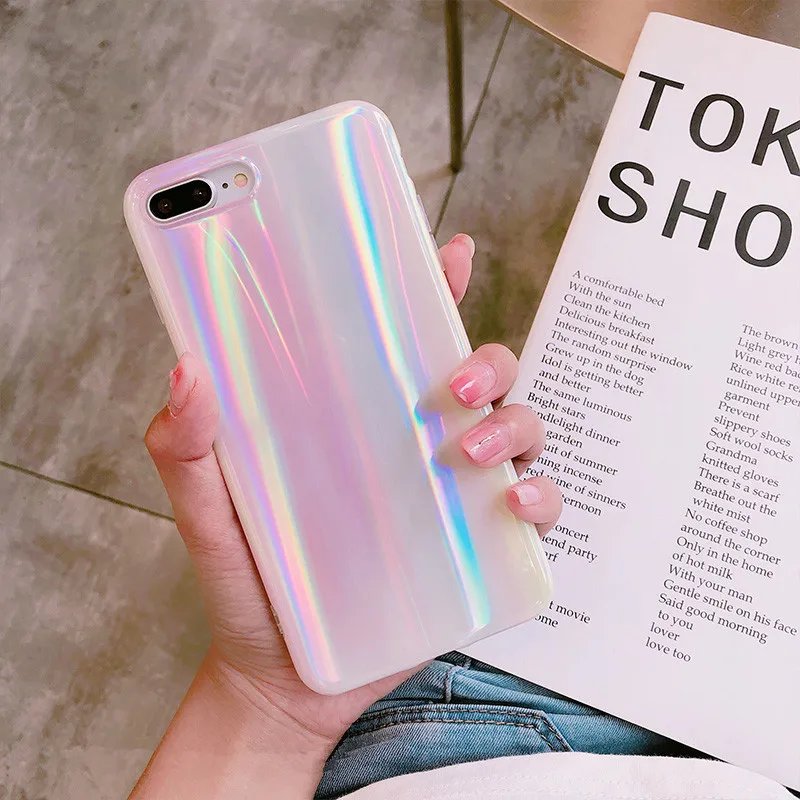 Роскошный Розовый Блестящий корейский чехол для телефона iPhone X Xsmax XR 7 Puls 6 6S 8 чехлы