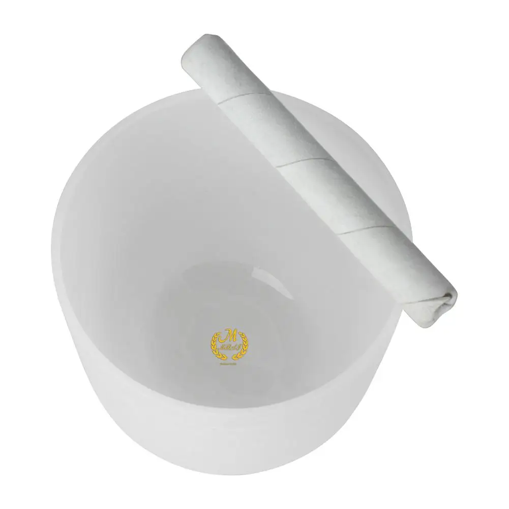 8 дюймовый Матовый Кварцевый Кристалл Поющая чаша музыкальная для чакры