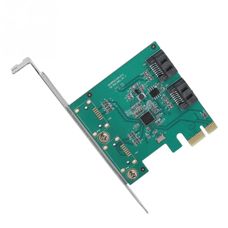 Высокая скорость PCI E до 2 * SATA порт RAID карта контроллера 6 Гбит/с|Платы расширения| |